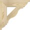 Ekena Millwork Funston Traditional Rough Sawn Bracket, Douglas Fir, 4"W x 18"D x 18"H BKT04X18X18FST01RDF - alternate 2